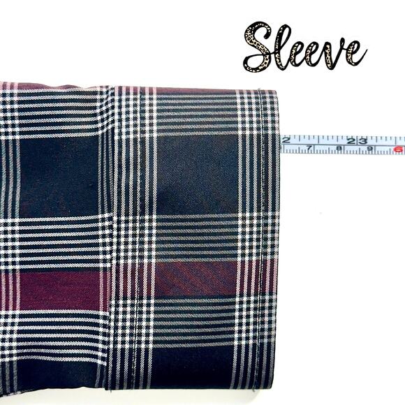 Van Heusen Flex Boys Plaid Button Down Shirt Medium 10/12 Multicolor Long Sleeve - Picture 12 of 12